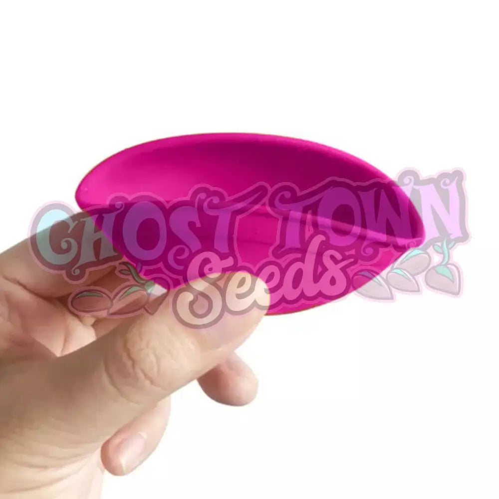 Best Buds - Silikoni Kulho 7cm Pinkki Mustalla Logolla Mittarit