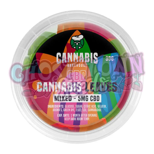 Cannabis Bakehouse - Cbd Hedelmäkarkkilehdet 90Mg (30G) Cbd-Syötävät