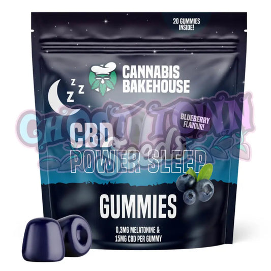 Cannabis Bakehouse - Cbd Power Sleep Mustikanmakuiset Hedelmäkarkit 300Mg (58G) Cbd-Syötävät