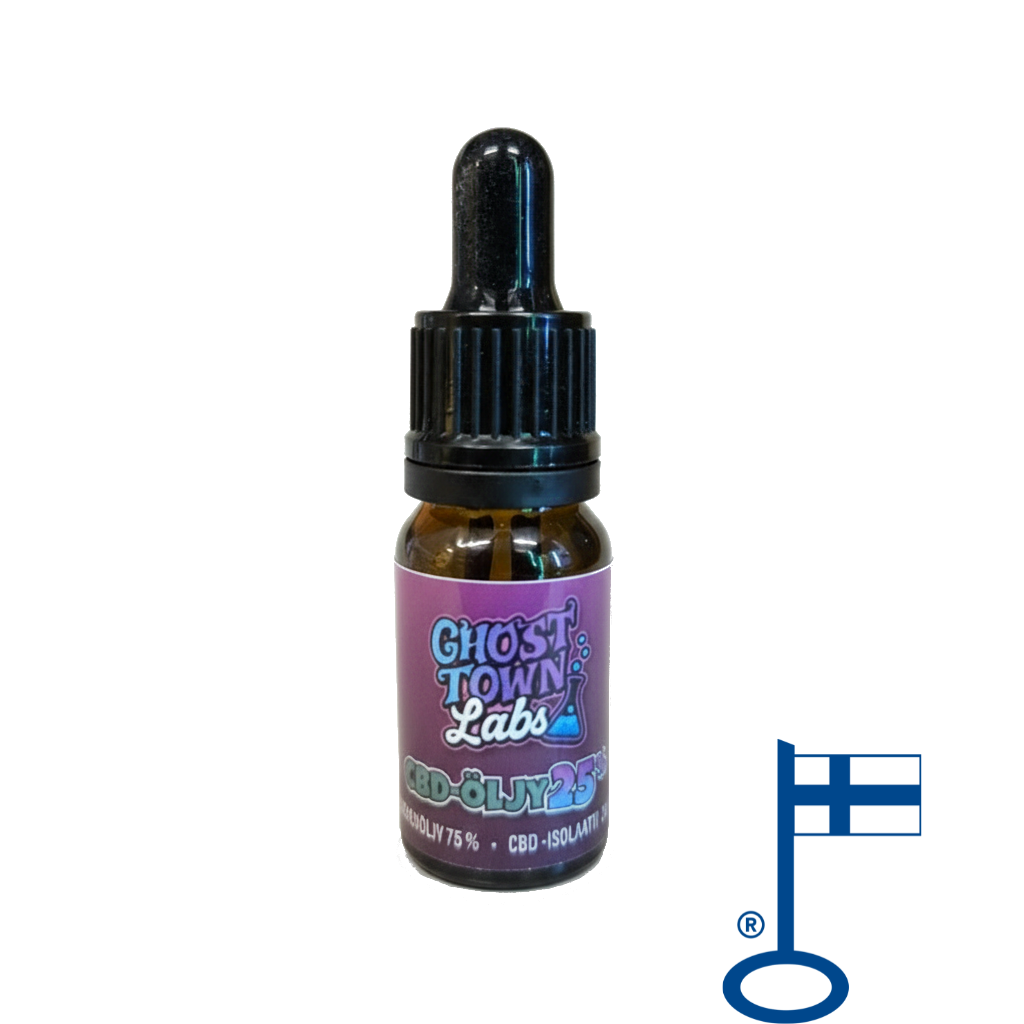 Ghost Town Labs - CBD-Ihoöljy 25 % CBD-Öljyt