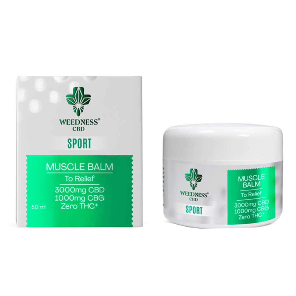 Weedness Cbd - Lihasvoide Urheiluun 3000Mg + 1000Mg Cbg (50Ml) Cbd-Kosmetiikka