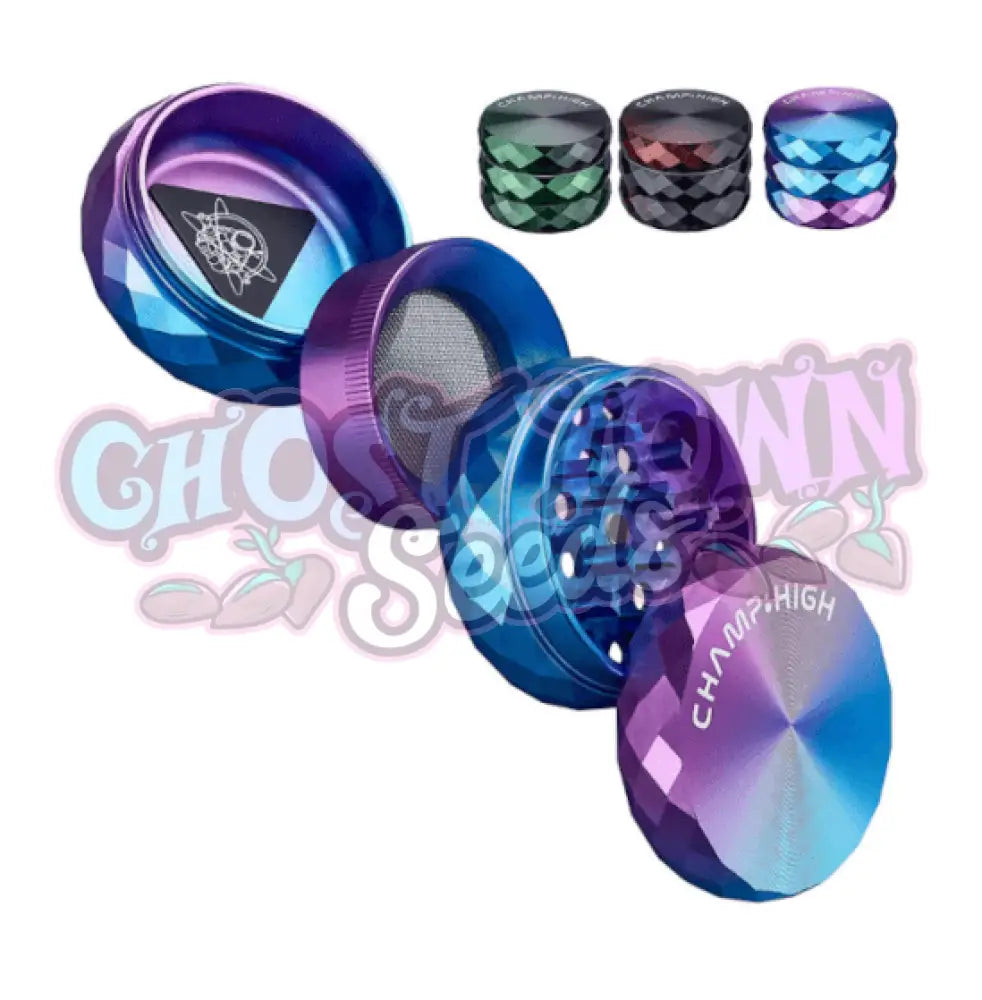 Champ High - Color Duo Grinderi 4-osainen 53mm - Ghost Town Seeds