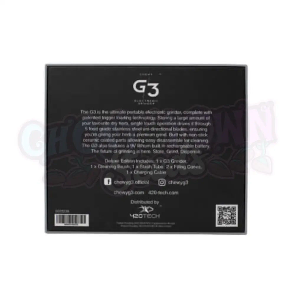 Chewy G3 - Sähkögrinderi Deluxe Edition Grinderit