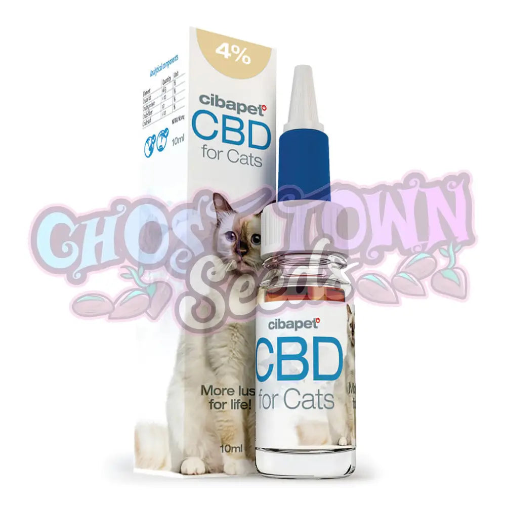 Cibapet - Cbd-Öljy Kissoille 4% Cbd (10Ml) Cbd-Öljyt