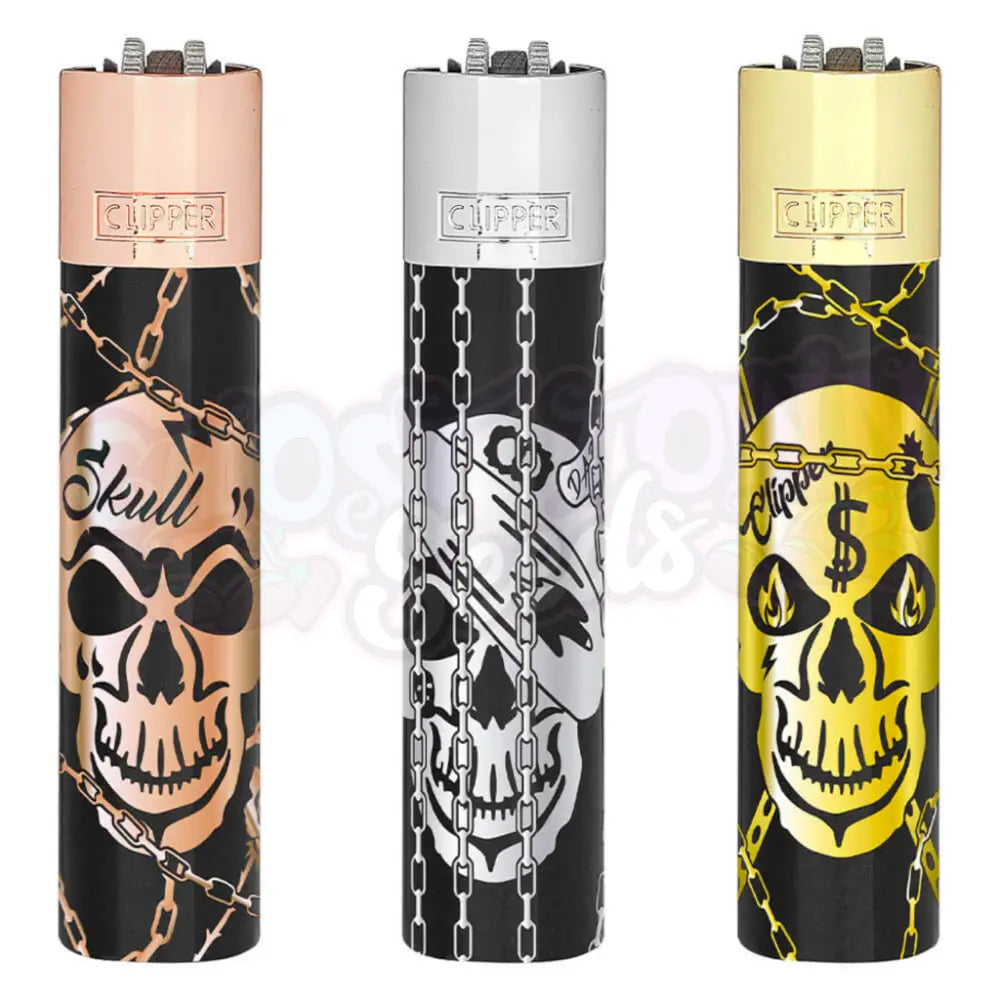 Clipper - Deadly Chains Metallinen Sytytin Lahjarasialla Sytyttimet