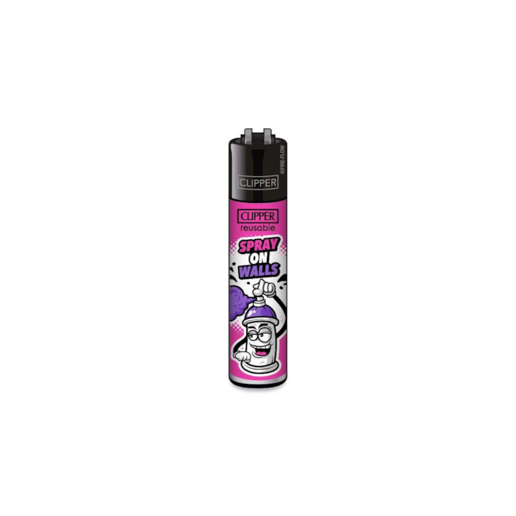 Clipper - Snappy Slogan Sytytin Spray On Walls Sytyttimet