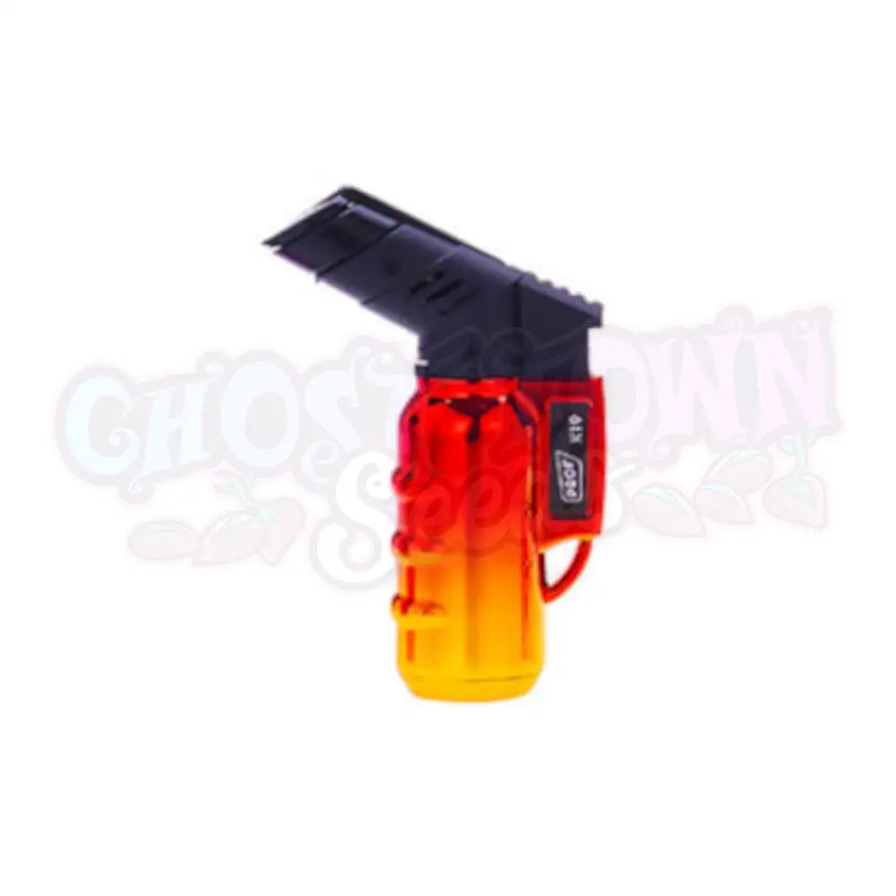 Prof - Colour Clap Jet Flame Sytytin Punainen-Keltainen Sytyttimet