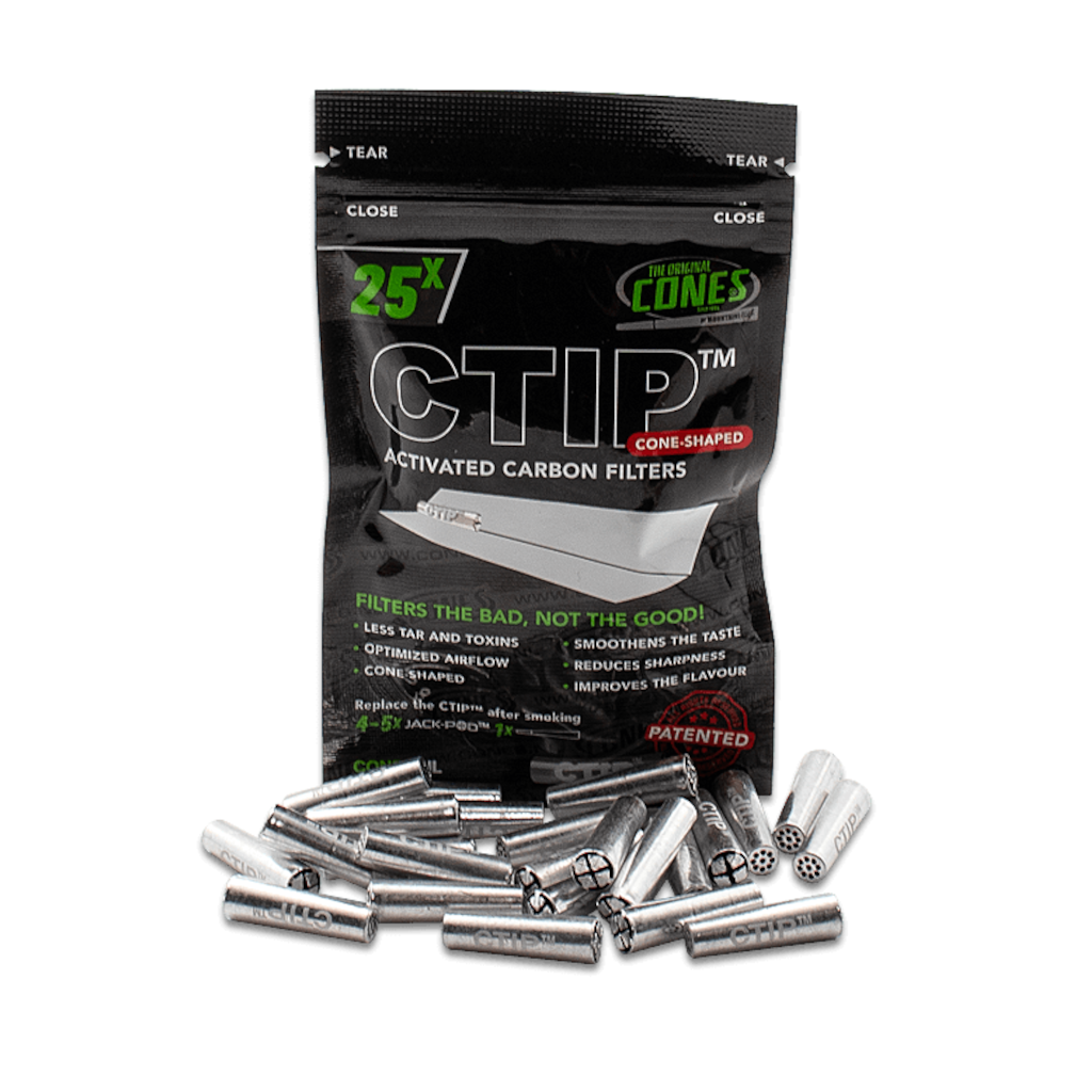 CTIP - Cone Aktiivihiilifiltterit 7 mm (25 kpl) Filtterit & Tipit