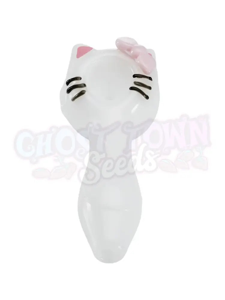 Cute Kitty Valkoinen Lusikkapiippu 11cm Piiput