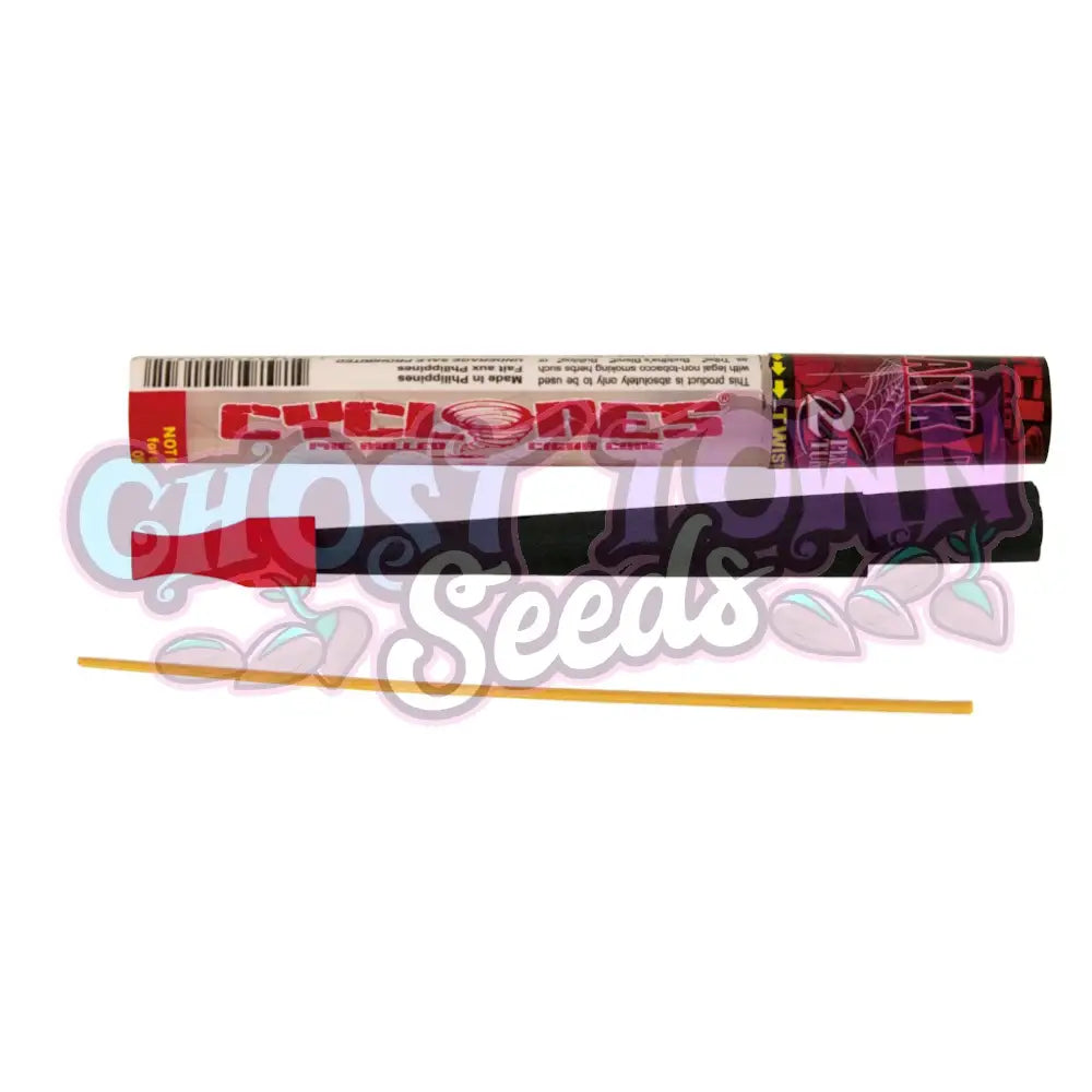 Cyclones - Clear Black Widow Lyhyet Conet (2 kpl) Conet