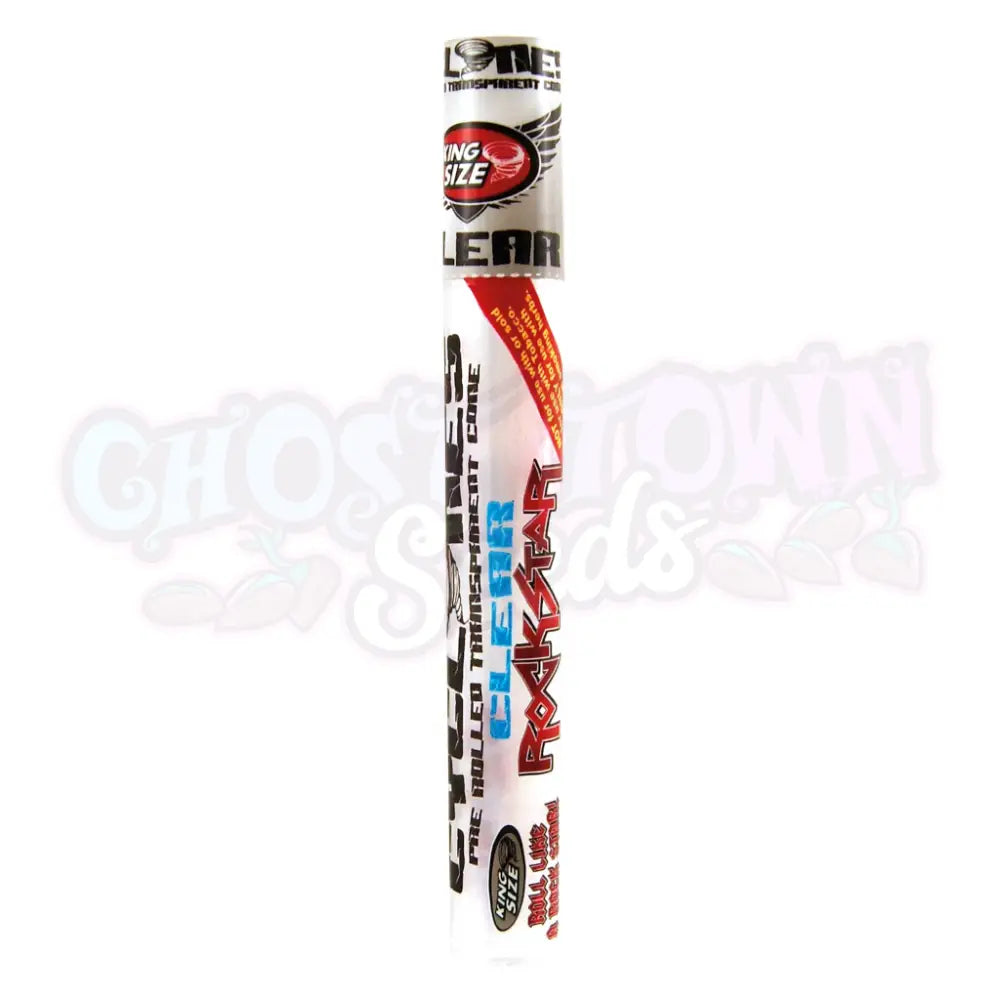 Cyclones - Clear Rockstar King-Size Cone (1 kpl) Conet