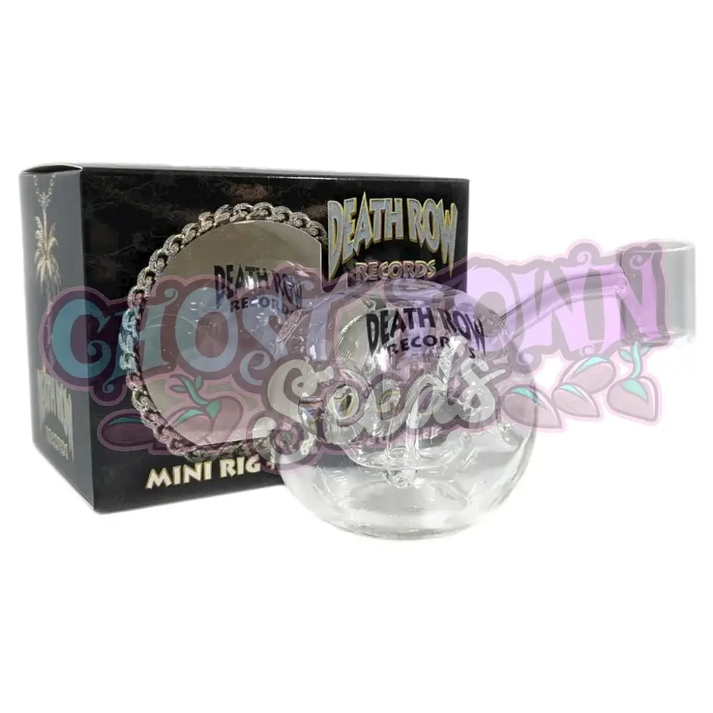 Death Row Records - 3″ The Orb Mini Rig + Blunt Bubbler Bubbleri