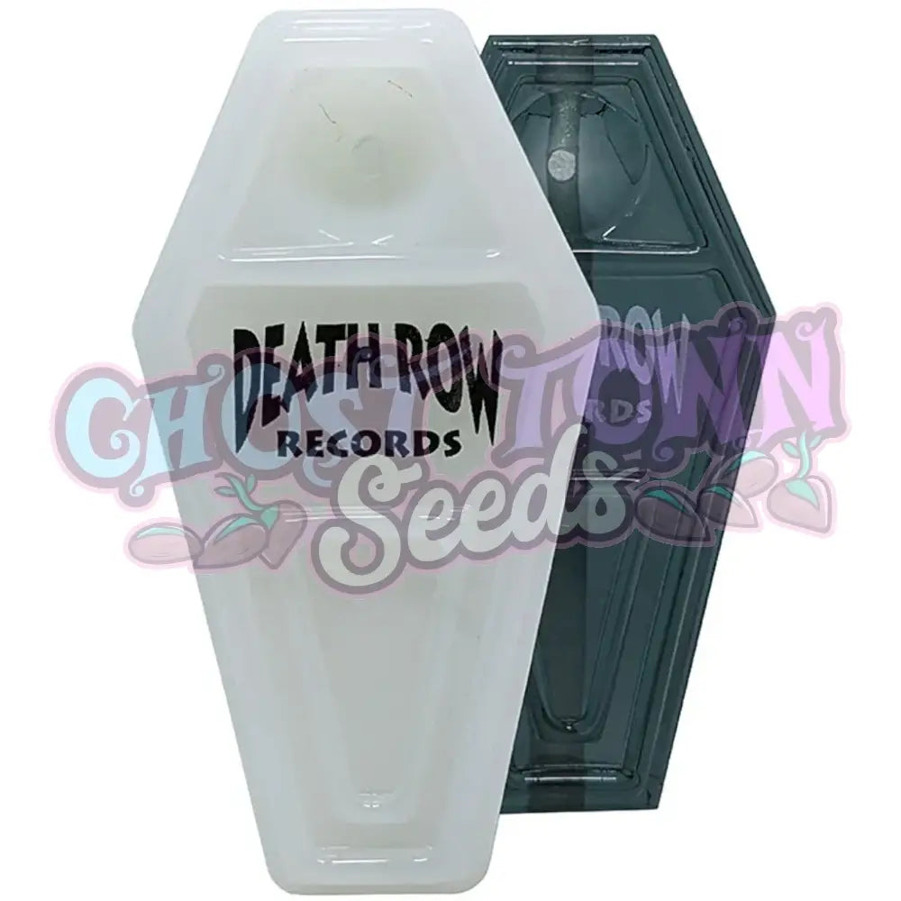 Death Row Records - 4″ Coffin Hand Pipe Valkoinen Piiput
