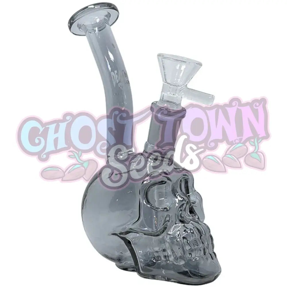 Death Row Records - 5.5’’ Assorted Metallic Skull Water Pipe (Smoke) Bongi