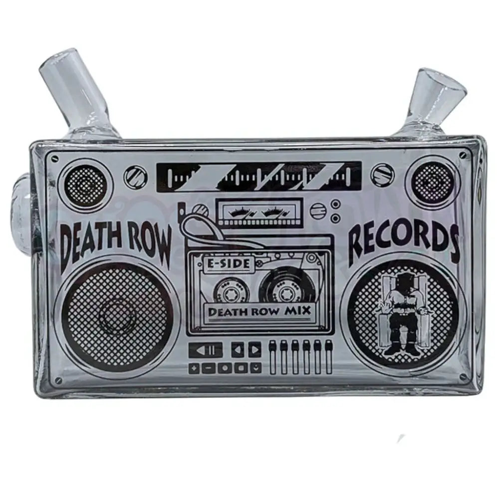 Death Row Records - 5″ Boom Box Blunt Bubbler - Black Bubbleri