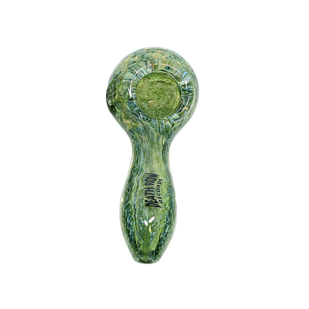 Death Row Records Colored Frit Hand Pipe Green Frit Hand Pipe Piiput