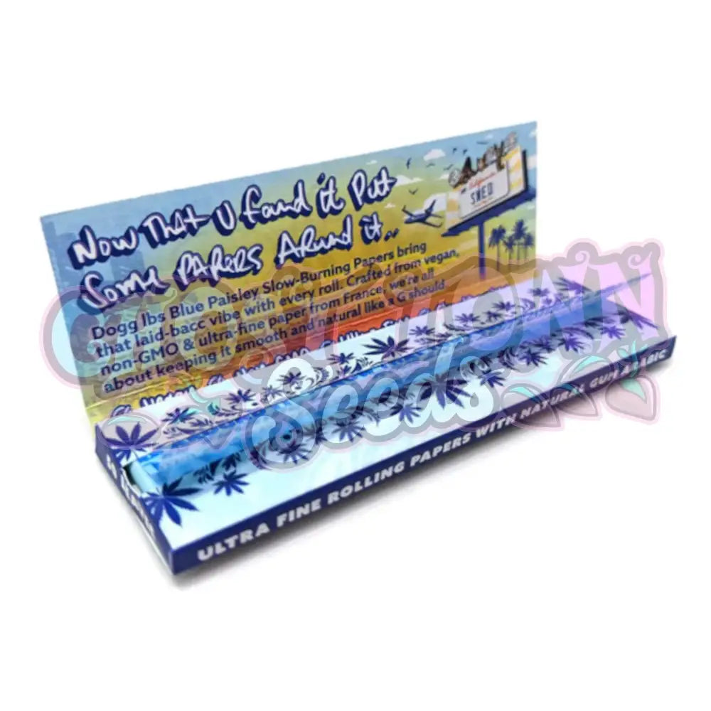 Dogg lbs - Blue Paisley 1¼ Ultraohuet Lyhyet Paperit Paperit