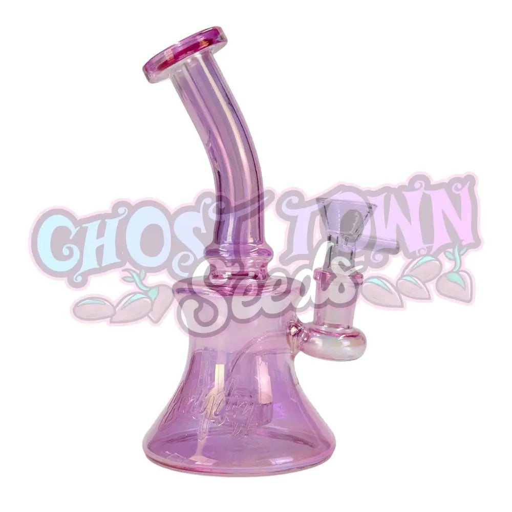 Dogg lbs - Everyday 5″ Electro Plated Rig Pinkki Bubbleri