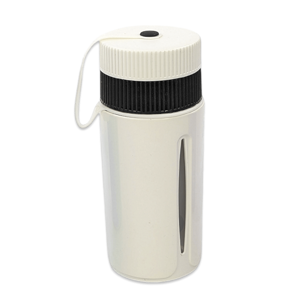Drinking Bottle Bong (16 cm) Valkoinen Silikonibongi