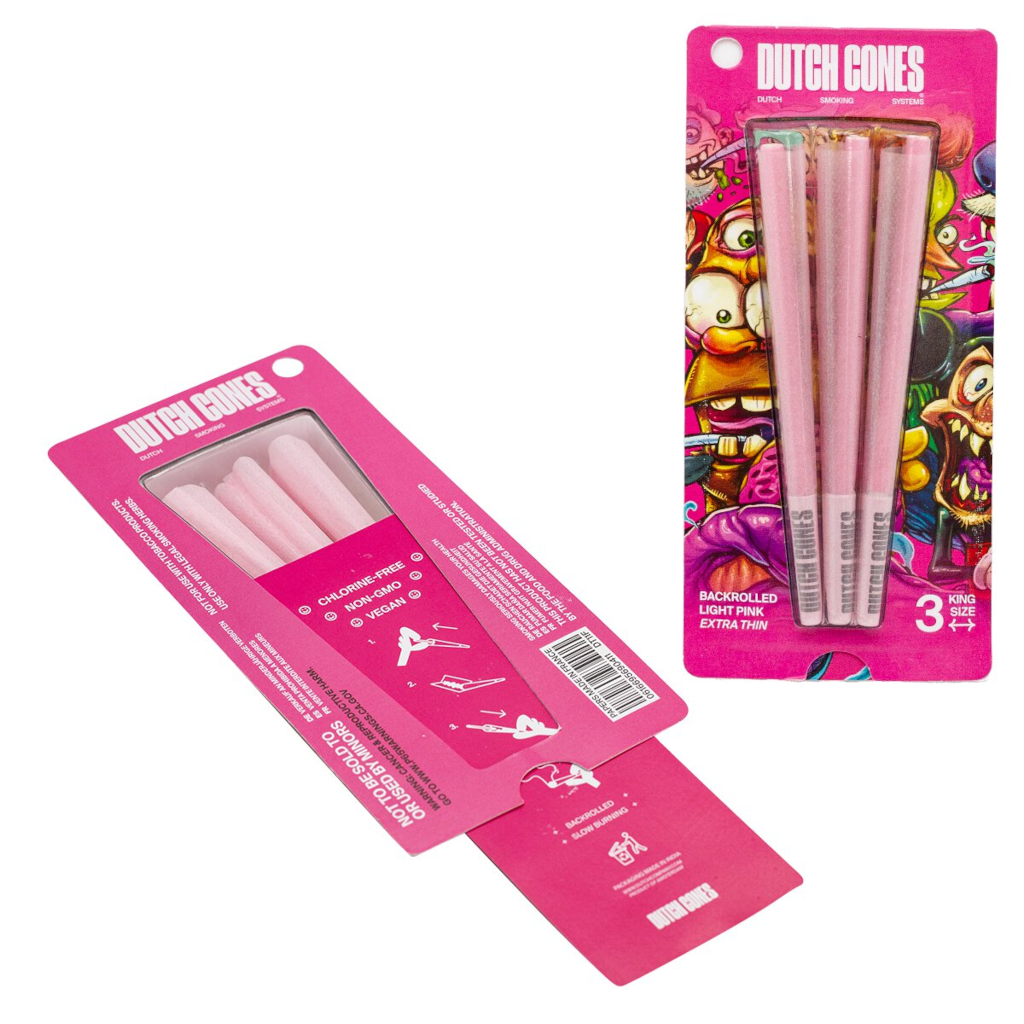 Dutch Cones - Pinkit Pitkät Conet 3Kpl