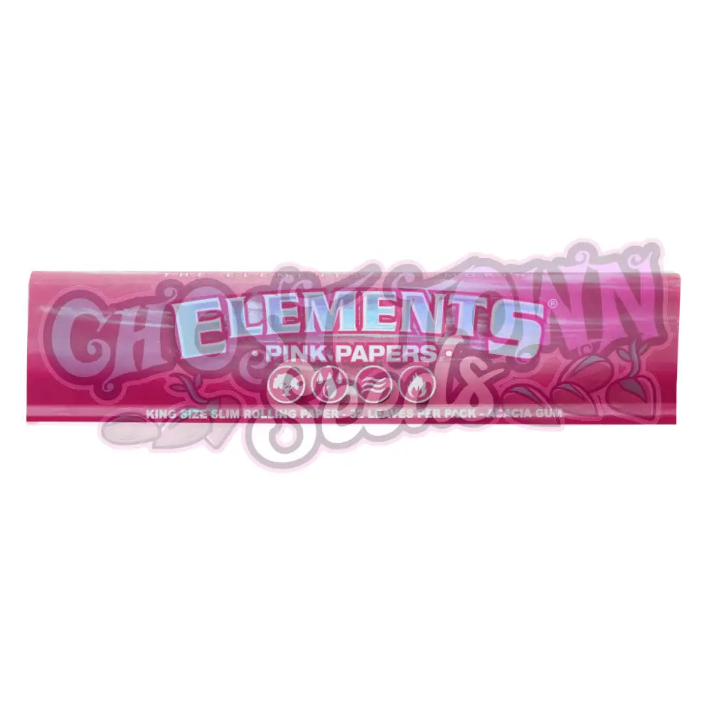 Elements - Pink KS Slim Ultraohuet Pitkät Paperit Paperit