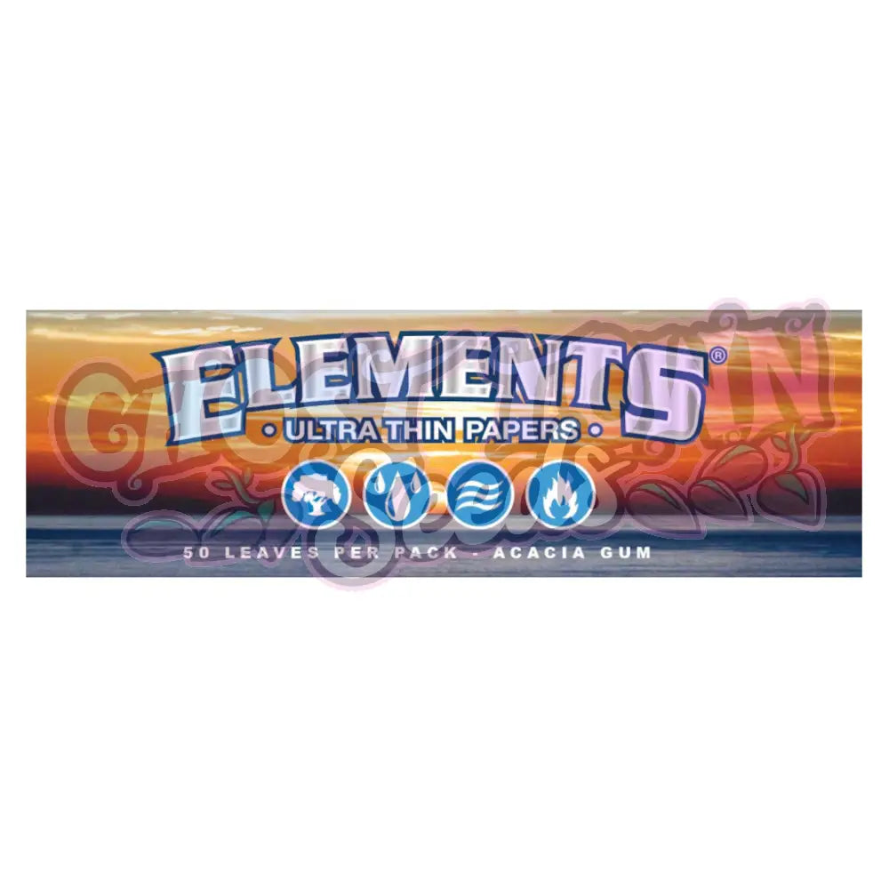 Elements - Ultraohuet 1¼ Lyhyet Paperit Paperit