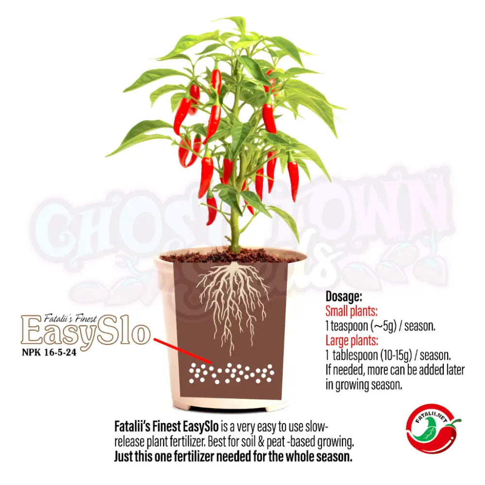 Fatalii´s Finest EasySlo - Hitaan vapautumisen lannoite chilit