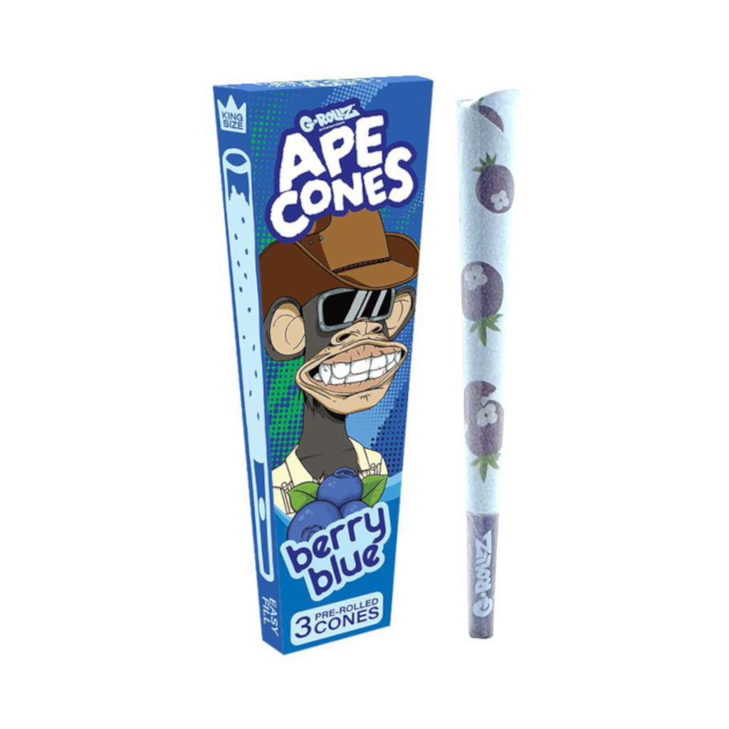 G-Rollz - Ape Cones ’Berry Blue’ Pitkät Conet 3kpl Conet