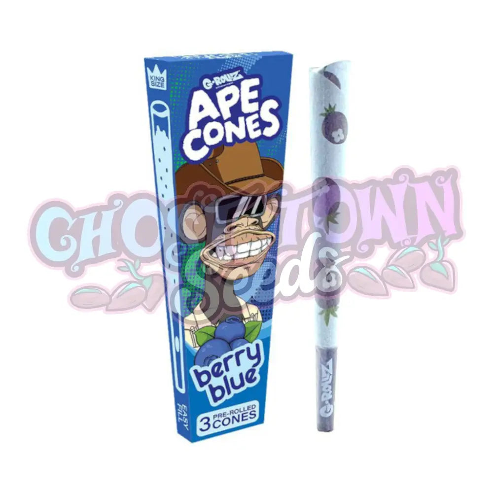 G-Rollz - Ape Cones ’Berry Blue’ Pitkät Conet 3kpl Conet