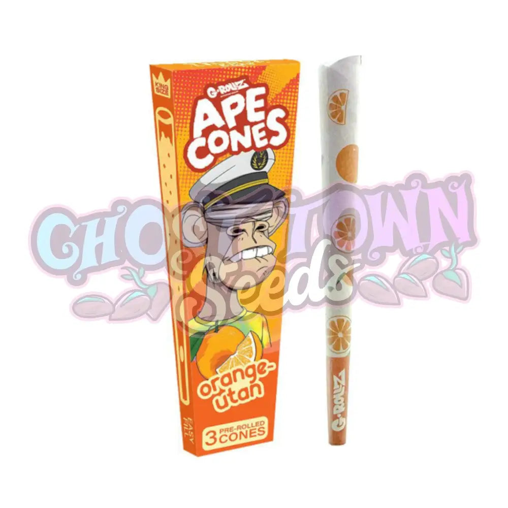 G-Rollz - Ape Cones ’Orange-utan’ Pitkät Conet 3kpl Conet
