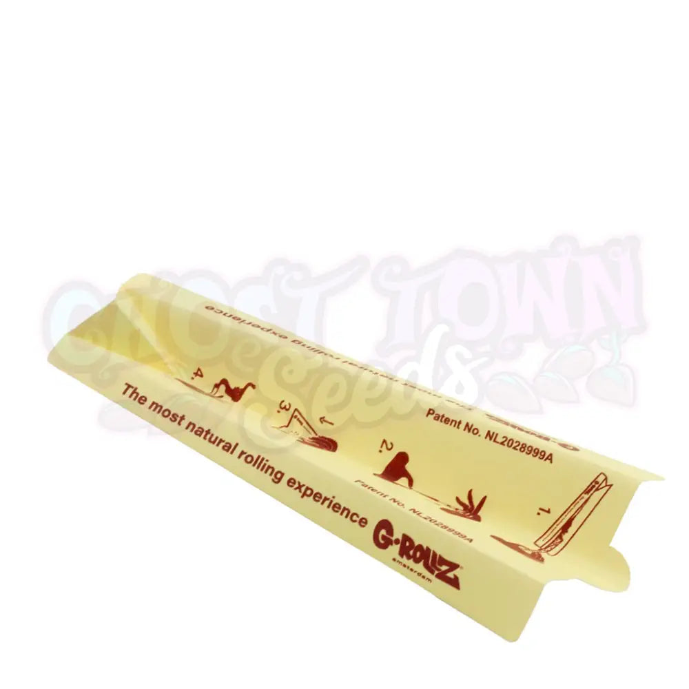 G-Rollz - Banksy’s Graffiti ’Flower Thrower’ Organic Hemp Lyhyet 1-1/4 Conet 6Kpl