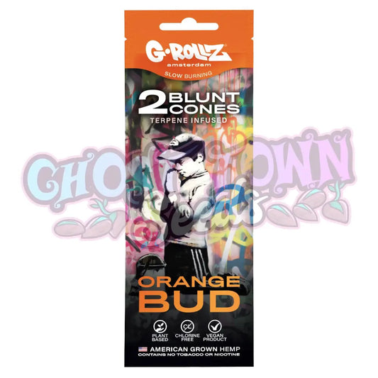 G-Rollz - Banksy’s Graffiti ’Orange Bud’ Terpeeni Infusoitu Cbd Hamppu Bluntti Conet 2Kpl