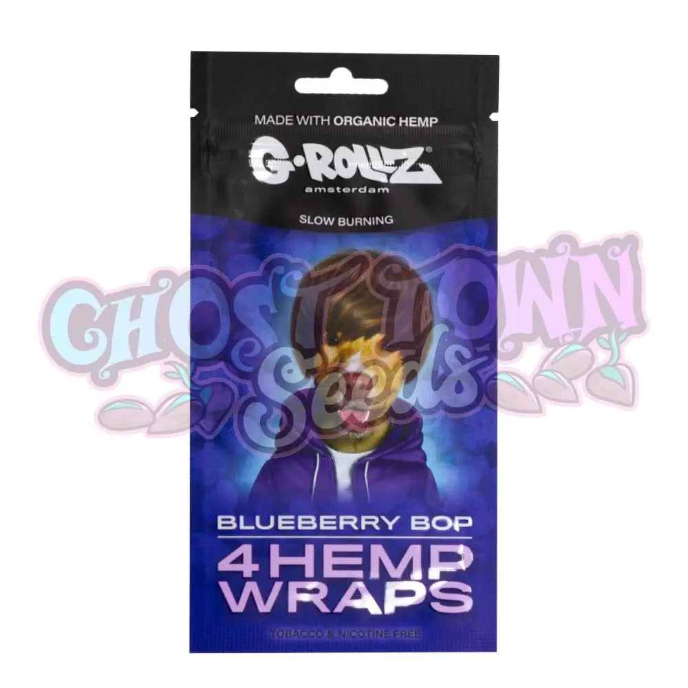 G-Rollz - Blueberry Bop Hamppu Bluntti Paperit 4Kpl Bluntit