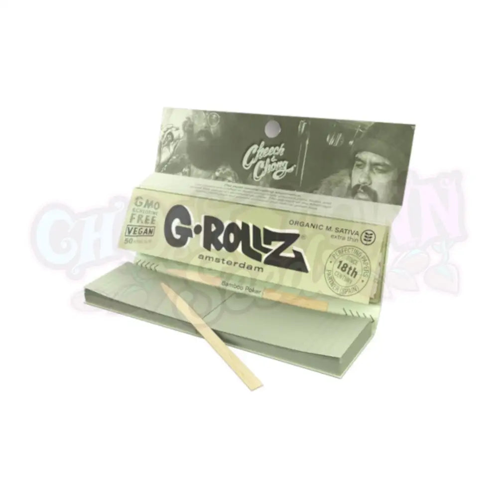 G-Rollz - Cheech & Chong ’Sofa’ Medicago Sativa Ohuet Pitkät Paperit + Tipit