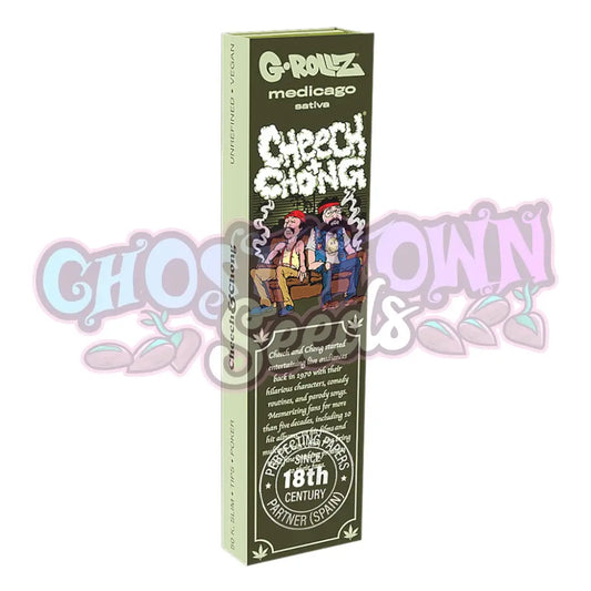 G-Rollz - Cheech & Chong ’Sofa’ Medicago Sativa Ohuet Pitkät Paperit + Tipit