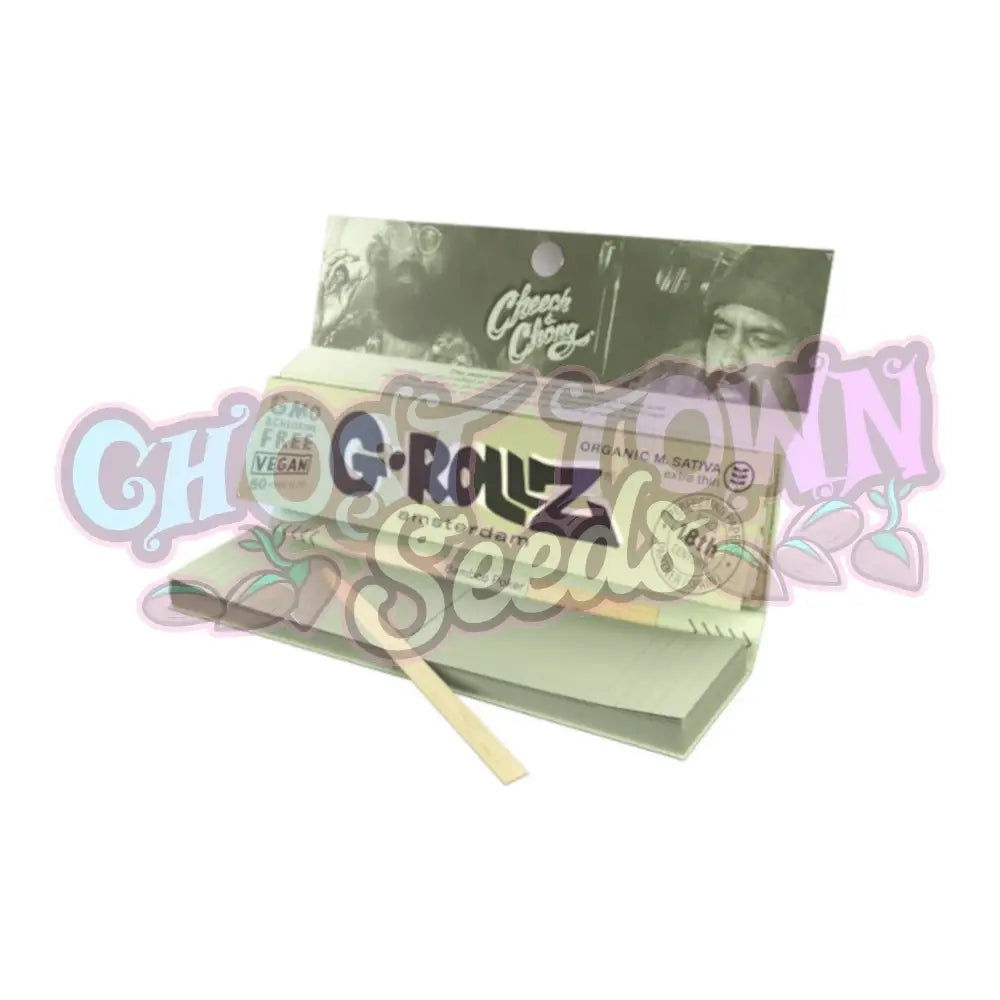 G-Rollz - Cheech & Chong ’Sofa’ Medicago Sativa Ohuet Pitkät Paperit + Tipit