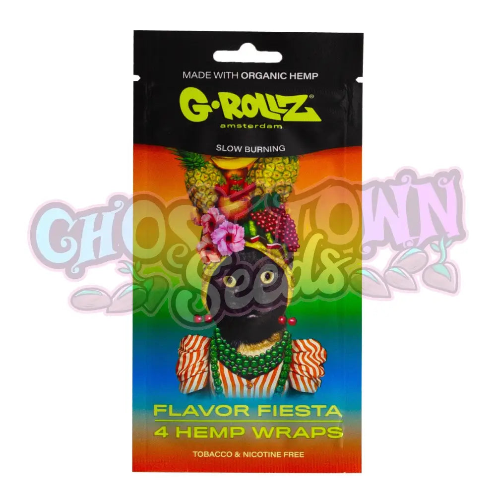 G-Rollz - Flavor Fiesta Hamppu Bluntti Paperit 4Kpl Bluntit