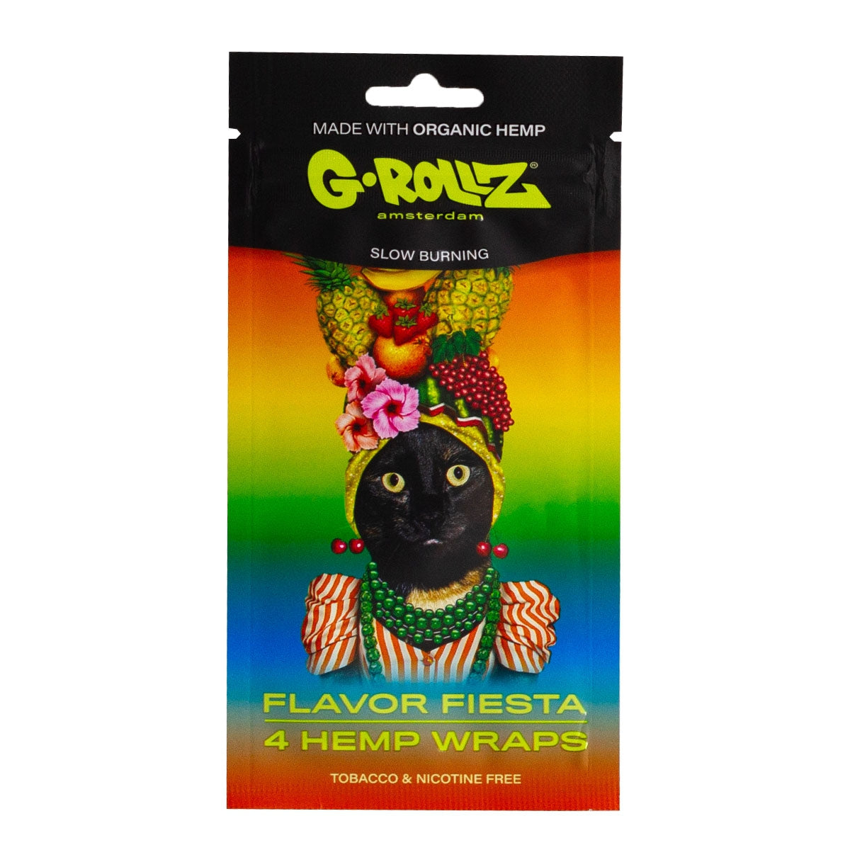 G-Rollz - Flavor Fiesta Hamppu Bluntti Paperit 4Kpl Bluntit
