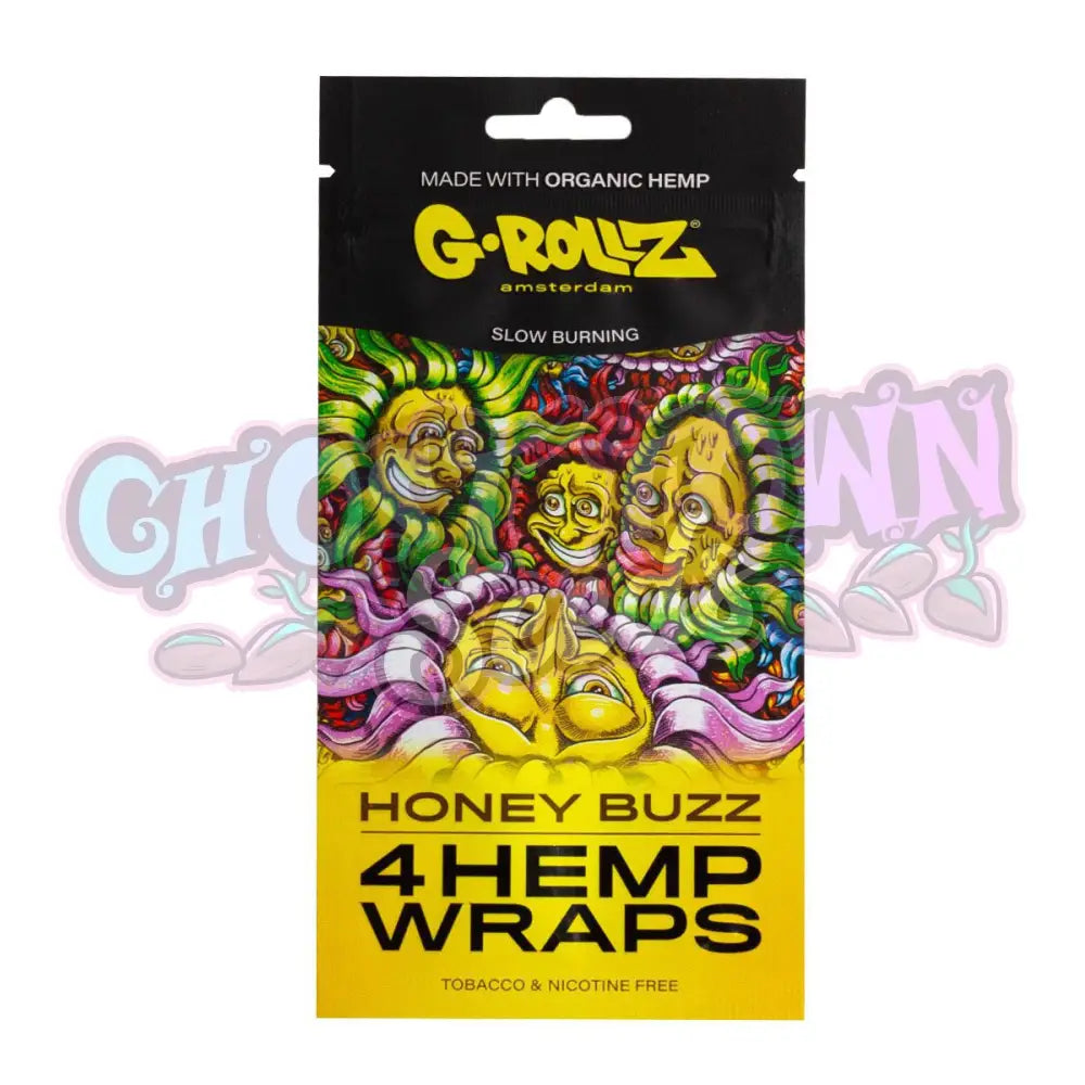 G-Rollz - Honey Buzz Hamppu Bluntti Paperit 4Kpl Bluntit