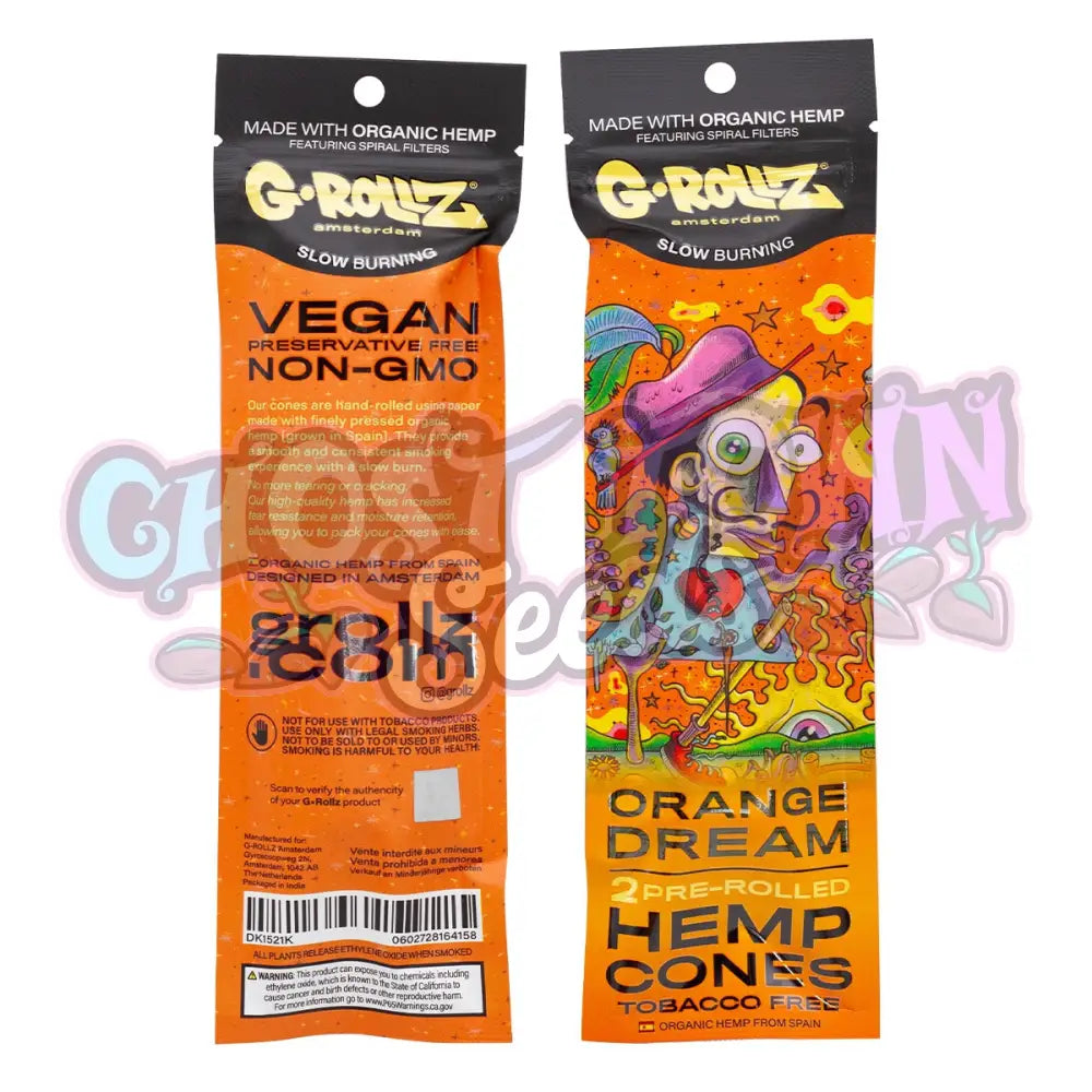 G-Rollz - Orange Dream Hamppu Bluntti Conet 2Kpl