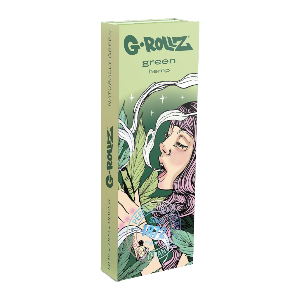 G-Rollz - Organic Green Hemp ’Colossal Dream’ Lyhyet 1¼ Paperit + Tipit Paperit