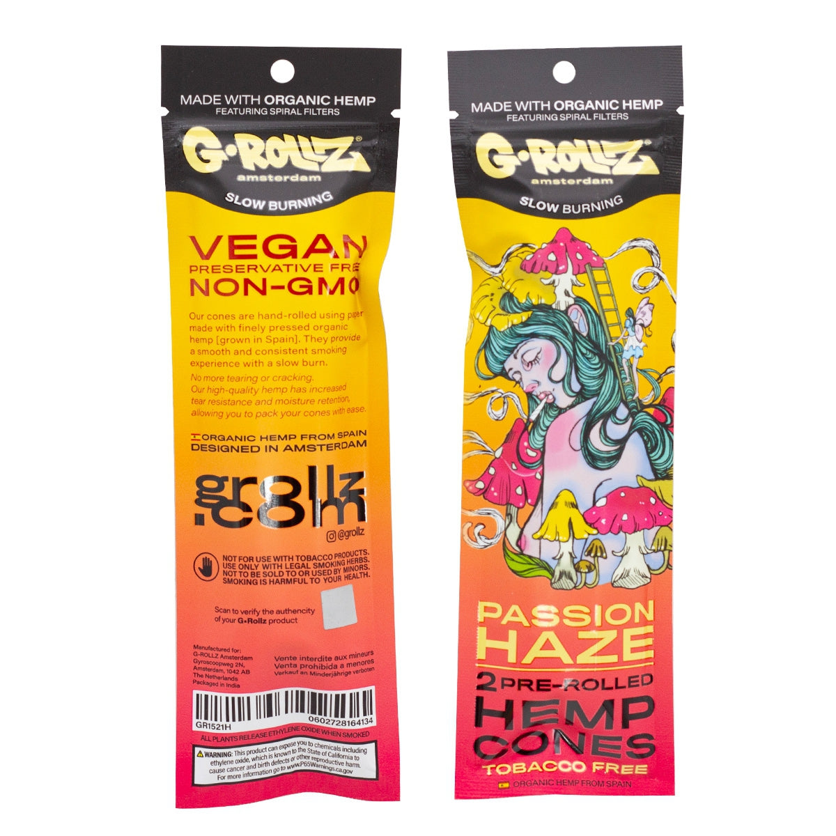 G-Rollz - Passion Haze Hamppu Bluntti Conet 2Kpl