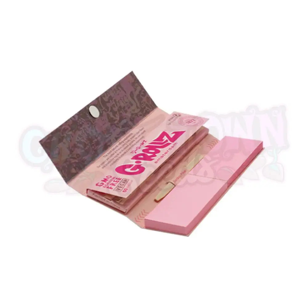 G-Rollz - Pink KS Slim Pitkät Paperit + Tipit Paperit