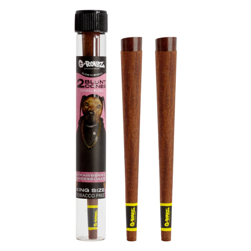 G-Rollz - Strawberry Chee$Ecake ’The Dog’ Terpeeni Infusoitu Yrtti Bluntti Conet 2Kpl