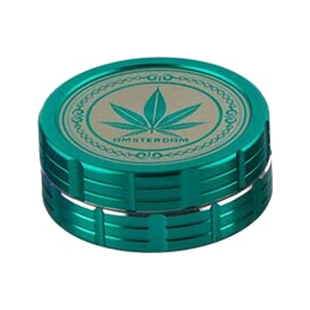 Grace Glass Amsterdam Grinderi 2-osainen 50 mm turkoosi - Ghost Town Seeds