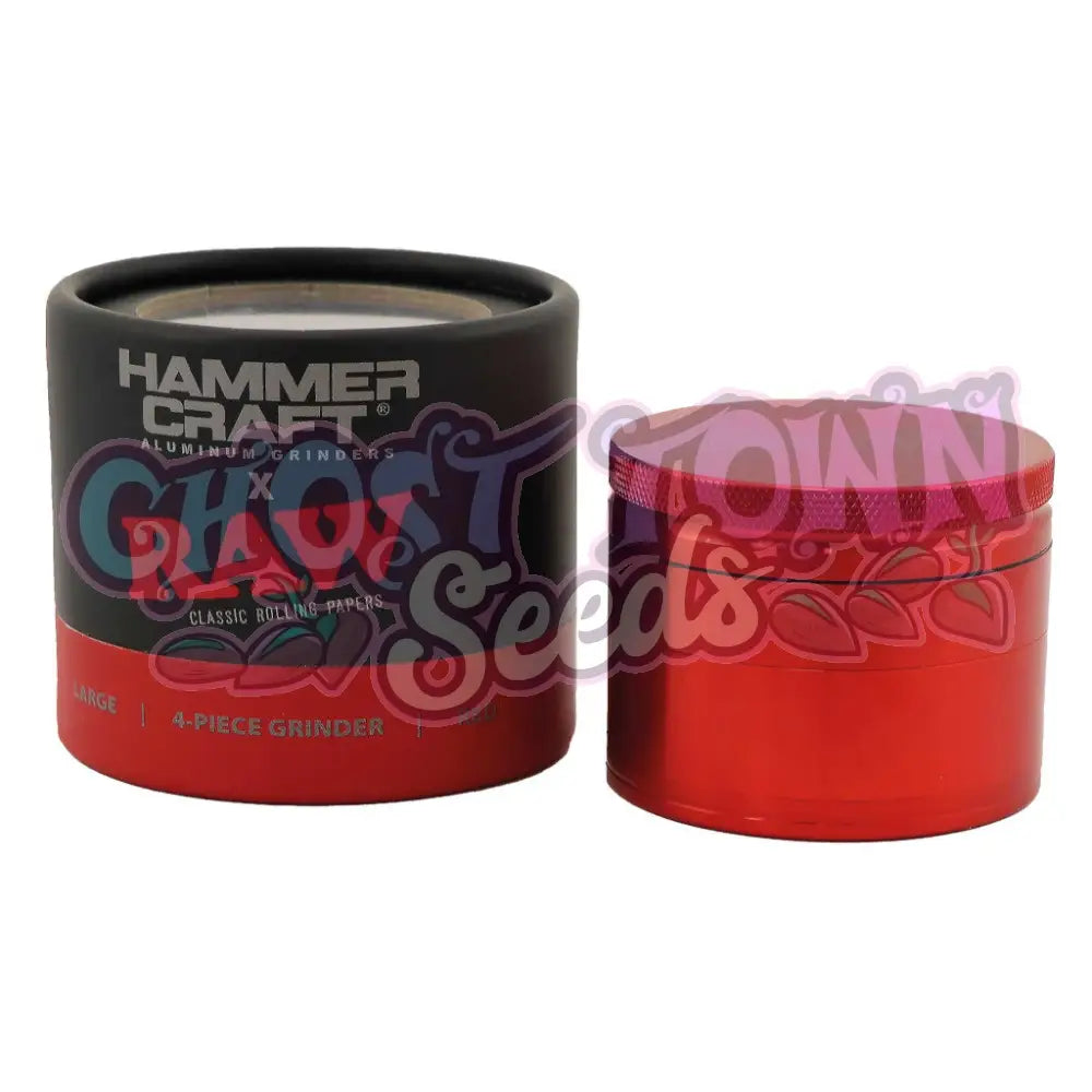 HAMMERCRAFT X RAW - Aluminiinen Grinderi 4-osainen (L) 60mm Grinderit