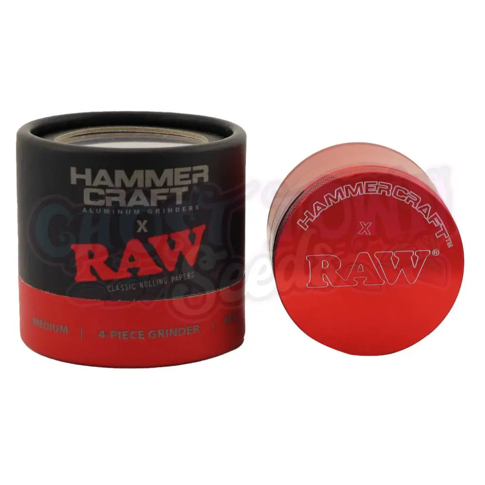 HAMMERCRAFT X RAW - Aluminiinen Grinderi 4-osainen (M) 55mm Grinderit