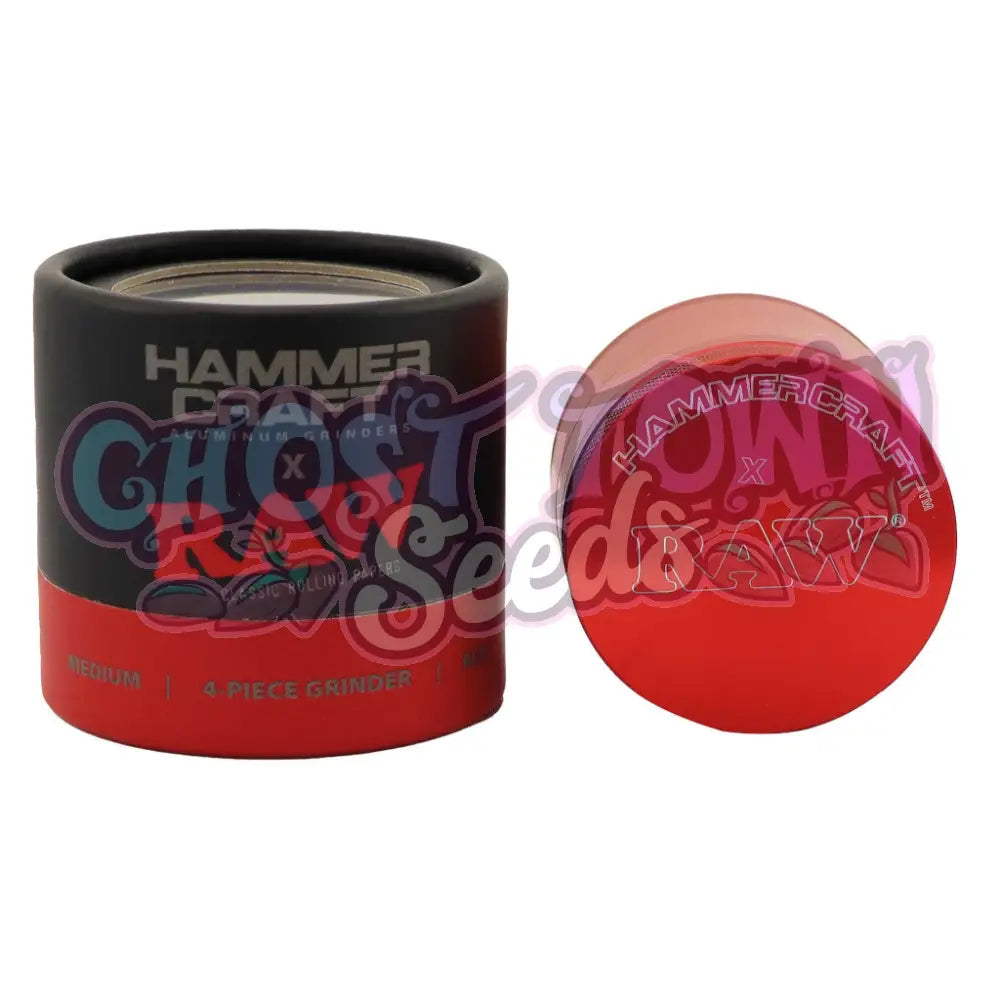 HAMMERCRAFT X RAW - Aluminiinen Grinderi 4-osainen (M) 55mm Grinderit