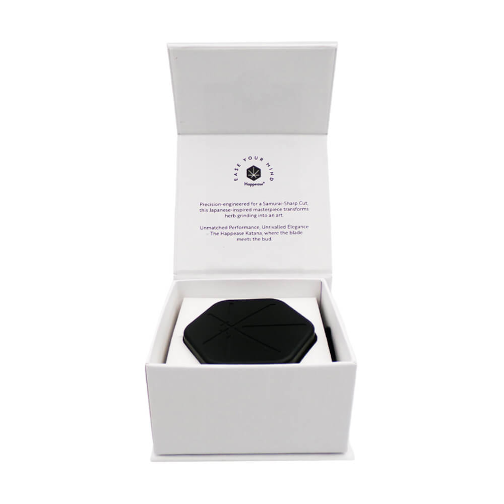 Happease - Musta Katana Aluminiinen Grinderi 2-osainen (60 mm) Grinderit
