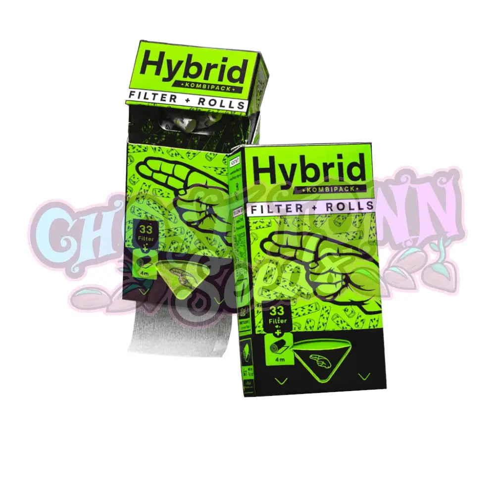 Hybrid - Kombipack Aktiivihiilifiltterit + Rullapaperi Filtterit & Tipit